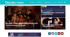 Desktop Screenshot of cinecinemania.com.br