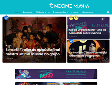 Tablet Screenshot of cinecinemania.com.br